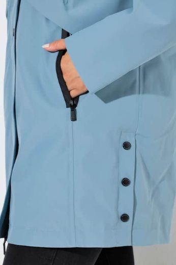 Plus size veliki brojevi Jakna vodootporna dužeg A kroja za punije