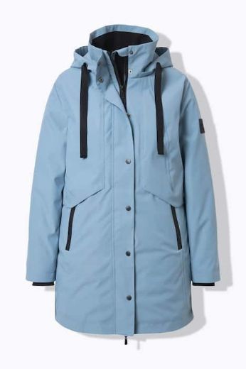 Plus size veliki brojevi Jakna vodootporna dužeg A kroja za punije