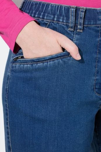 Plus size veliki brojevi Traperice širokih nogavica za punije