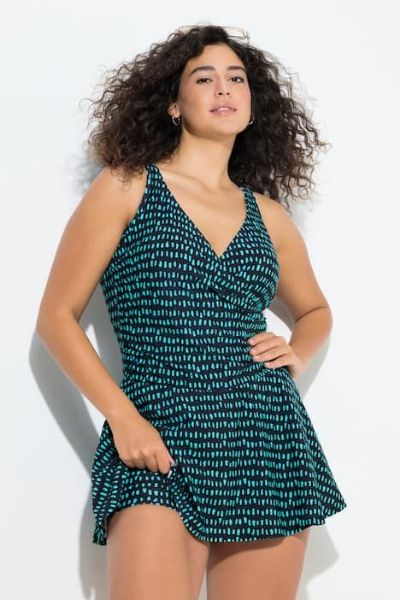 Veliki brojevi Kupaći kostim haljina moda za punije