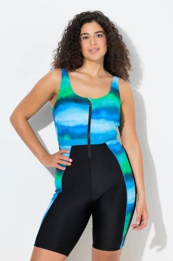 Plus size veliki brojevi Kupaći kostim s dugih nogavica za punije