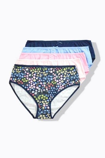 Plus size veliki brojevi Gaćice midi 5 komada za punije