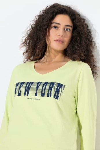 Plus size veliki brojevi Majica 3/4 rukava V ovratnika za punije