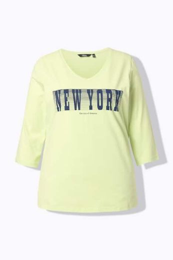 Plus size veliki brojevi Majica 3/4 rukava V ovratnika za punije