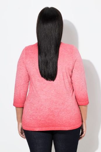 Plus size veliki brojevi Majica 3/4 rukava V ovratnika za punije