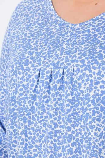 Plus size veliki brojevi Majica 3/4 rukava A kroja za punije