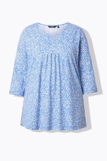 Plus size veliki brojevi Majica 3/4 rukava A kroja za punije