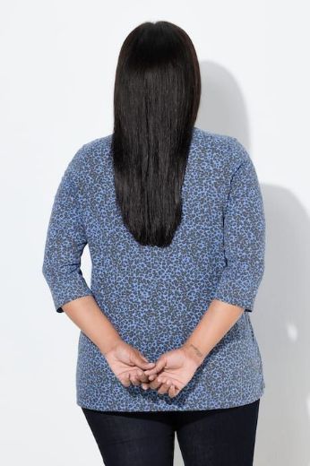 Plus size veliki brojevi Majica 3/4 rukava A kroja za punije