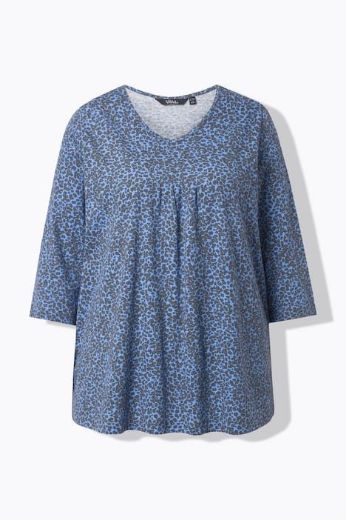 Plus size veliki brojevi Majica 3/4 rukava A kroja za punije