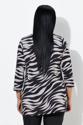 Plus size veliki brojevi Majica 3/4 rukava A kroja za punije