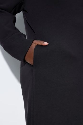 Plus size veliki brojevi Kaput na kopčanje dužeg kroja za punije