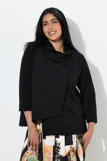 Plus size veliki brojevi Majica 3/4 rukava A kroja za punije