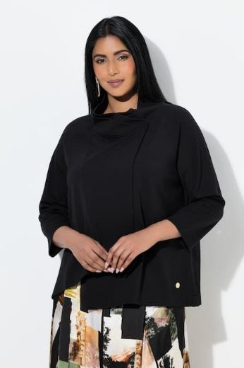 Plus size veliki brojevi Majica 3/4 rukava A kroja za punije