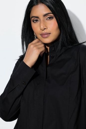 Plus size veliki brojevi Bluza dugih rukava asimetričnog kroja za punije