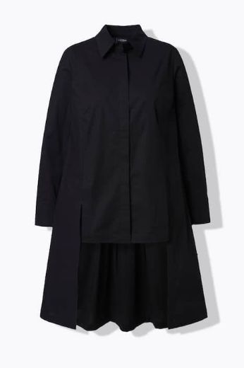 Plus size veliki brojevi Bluza dugih rukava asimetričnog kroja za punije