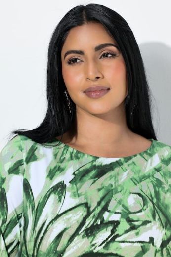 Plus size veliki brojevi Majica 3/4 rukava A kroja za punije