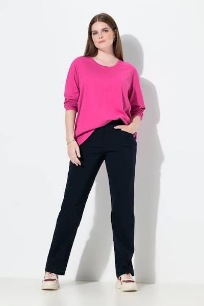 Veliki brojevi Hlače širokih nogavica moda za punije