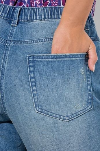 Plus size veliki brojevi Traperice širih nogavica za punije