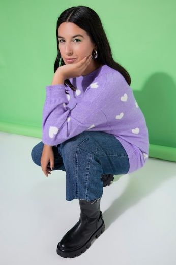 Plus size veliki brojevi Pulover dugih rukava šireg kroja za punije