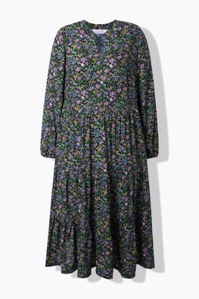 Veliki brojevi Haljina dugih rukava A kroja moda za punije