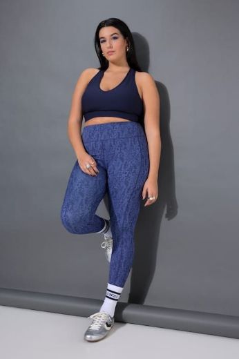 Plus size veliki brojevi Tajice sportske visokog struka za punije