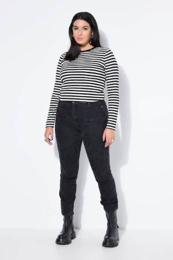 Plus size veliki brojevi Traperice širokih nogavica za punije