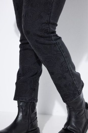 Plus size veliki brojevi Traperice širokih nogavica za punije