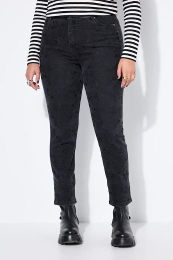 Plus size veliki brojevi Traperice širokih nogavica za punije