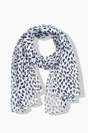 Plus size veliki brojevi Šal s motivom srca za punije