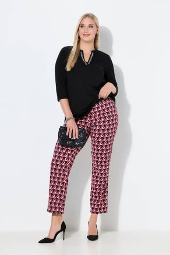 Plus size veliki brojevi Hlače elastičnog struka uskih nogavica za punije