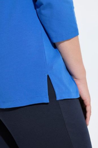 Plus size veliki brojevi Majica 3/4 rukava okruglog ovratnika za punije