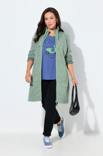 Plus size veliki brojevi Jakna od flisa s patentnim zatvaračem za punije