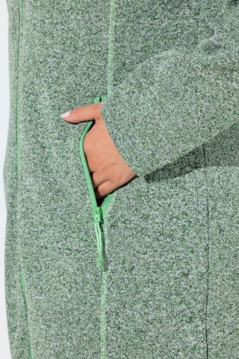 Plus size veliki brojevi Jakna od flisa s patentnim zatvaračem za punije