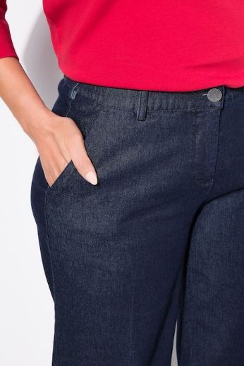 Plus size veliki brojevi Traperice širokih i ravnih nogavica za punije