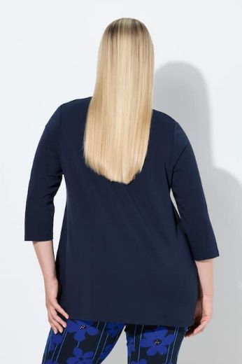 Plus size veliki brojevi Majica 3/4 rukava A kroja za punije