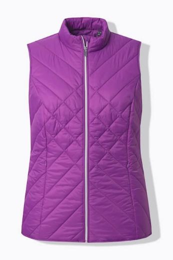 Plus size veliki brojevi Prsluk prošiveni povišenog ovratnika za punije