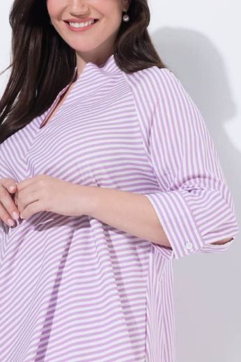 Plus size veliki brojevi Tunika 3/4 rukava A kroja za punije