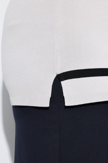 Plus size veliki brojevi Pulover dugih rukava V ovratnika za punije