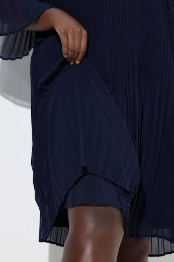 Plus size veliki brojevi Haljina 3/4 rukava A kroja za punije