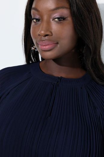 Plus size veliki brojevi Haljina 3/4 rukava A kroja za punije