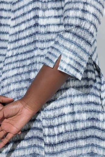 Plus size veliki brojevi Haljina midi 3/4 rukava za punije