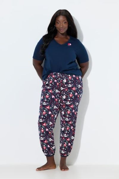 Veliki brojevi Pidžama kratkih rukava i dugih nogavica moda za punije