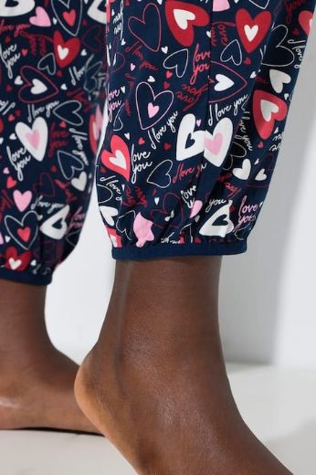 Plus size veliki brojevi Pidžama kratkih rukava i dugih nogavica za punije