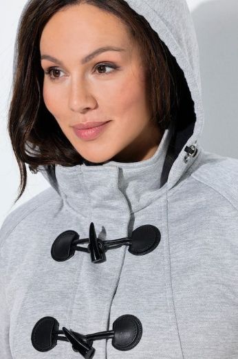 Plus size veliki brojevi Jakna od flisa s odvojivom kapuljačom za punije