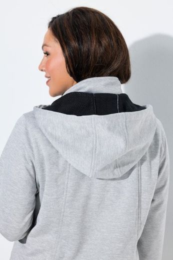 Plus size veliki brojevi Jakna od flisa s odvojivom kapuljačom za punije