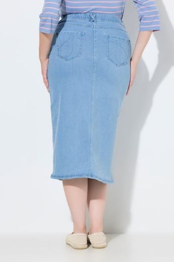 Plus size veliki brojevi Suknja od trapera za punije