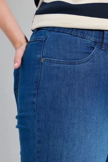 Plus size veliki brojevi Traperice s proširenim nogavicama za punije