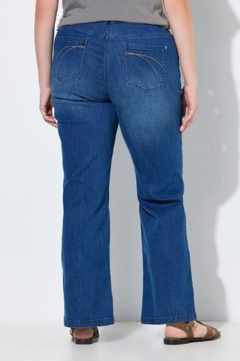 Plus size veliki brojevi Traperice širokih nogavica za punije