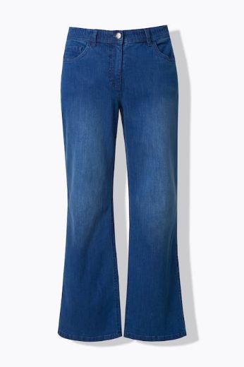 Plus size veliki brojevi Traperice širokih nogavica za punije