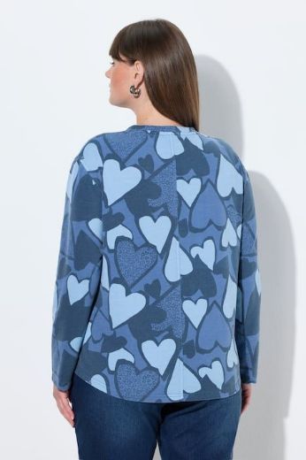 Plus size veliki brojevi Majica dugih rukava V ovratnika za punije